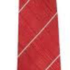 LIKE NEW! DANIEL  Red Diagonal Striped Tie
